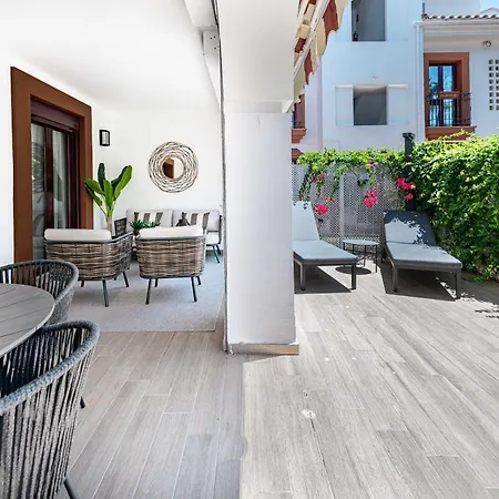 아파트 El Noray Ground Floor Beachside 마르베야